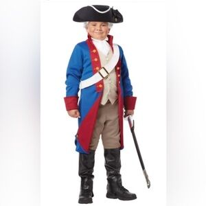 California Costumes Blue and Red Colonial Costume